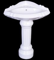 Pedestal Sinks White Vitreous China, Parker Corner Pedestal Sink