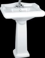 Pedestal Sinks White Vitreous China, Scholls Ferry White Pedestal Sink