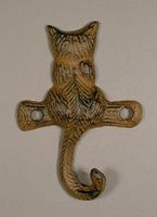 Petite Cast Iron Kitten Hook