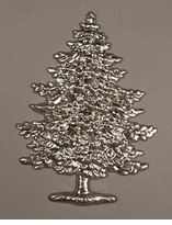 Pine Christmas Tree Artistic Metal Stamping