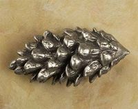 Pine Cone Large Pewter Cabinet Knob/Pull