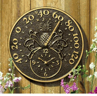 Pineapple Thermometer Clock