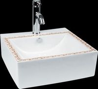 Plaza White Vitreous China Over Counter Vessel Sink