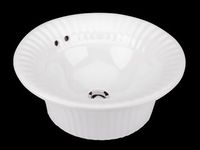Provence White Vitreous China Over Counter Vessel Sink