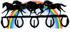 Quint Horseshoe Coat Rack, Running Horses