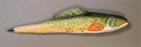 Rainbow Trout Handcarved Wood Pen