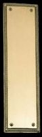 Rectangular Rope Edge Door Push Plate