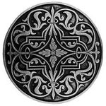 Renaissance Cabinet Knob, Brilliant Pewter