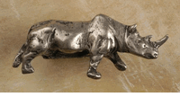 Rhino Pewter Cabinet Knob/Pull (Right Facing)