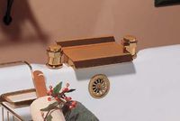 Roman Tub Fillers, Bright Solid Brass, 3 piece Waterfall Roman Tub Faucet