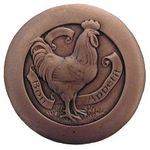 Rooster Cabinet Knob, Antique Copper