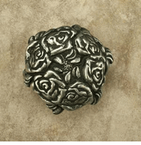 Roses & Lace Pewter Cabinet Knob/Pull