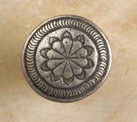 Round Concho Small pewter Cabinet Knob/Pull