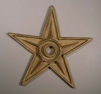 Rustic Cast Iron Large Star