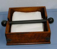 Rustic Wooden Napkin Holder