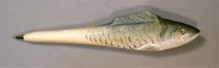 Salmon Handcarved Wood Pen
