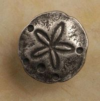 Sand Dollar Pewter Cabinet Knob/Pull