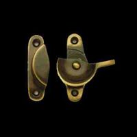 Sash Latches Antique Brass Brass, Enclosed Sash Fastener