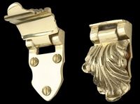 Sash Lifts  Brass, Eden Decorative Hinged Sash Lift