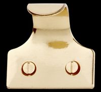 Sash Lifts Bright Solid Brass, 1 3/4 Plain Sash Lift"