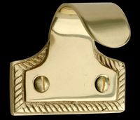 Sash Lifts Bright Solid Brass, Solid Brass Georgian Sash Lift