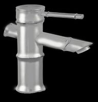 Satin Nickel 7-3/8" Bamboo Single-Lever Faucet