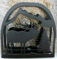 Scenic Elk Napkin Holder