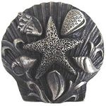 Seaside Collage Cabinet Knob, Antique Pewter