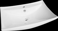 Shanta White Vitreous China Countertop Vessel Sink