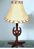 Shoe and Star Lamp with Concho