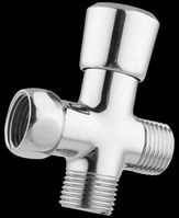 Showerheads Bright Chrome, Shut-off knob is 1 1/4" diameter and 1" long