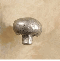 Small Mushroom Cabinet Knob/Pull In Pewter