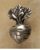 Small Radish Cabinet Knob/Pull In Pewter