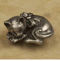 Small Sleeping Cat Cabinet Knob/Pull