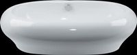 Smooth Splash White Vitreous China Over Counter Vessel Sink