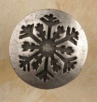 Snowflake Pewter Cabinet Knob/Pull