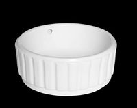 Souffle White Vitreous China Over Counter Vessel Sink