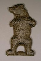 Standing Bear Cast Iron Bottle Opener