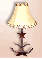 Star Base w/Dual Horseshoes Table Lamp