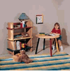 Stools Multi Hardwood, Round Table w/2 Stools