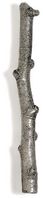 Straight Branch Pewter Cabinet Pull