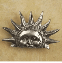 Sunrise Cabinet Knob/Pull In Pewter