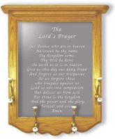 "The Lord's Prayer" Mirror Coat Rack