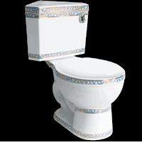 Toilets White Vitreous China, Corner Cobalt Sheffield Toilet Elongated