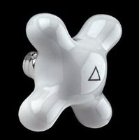 Tub Sets Bright Chrome, Diverter Porcelain Cross Handle