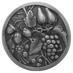 Tuscan Bounty Cabinet Knob, Antique Pewter