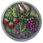 Tuscan Bounty Cabinet Knob, Hand Tinted Pewter