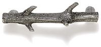 Twig Pewter Cabinet Pull - (D Style)
