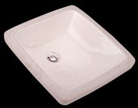 Undermount Vessel Sink,  Bone Vitreous China Vessel Sink