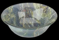 Vessel Sinks, De Aarde Green Glass, Barrel Shaped Vessel Sink